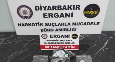 Ergani'de şüpheli şahsın üzerinde uyuşturucu ele geçirildi