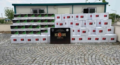 Erzin'de 1 milyon 670 bin gümrük kaçağı makaron ele geçirildi