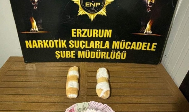 Erzurum polisinden metamfetamin operasyonu