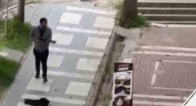 Eski sevgilinin tüfekle saldırısı kamerada: 2 ağır yaralı