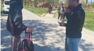 Eskişehir'de polis ekipleri büyük parklarda uygulama yaptı