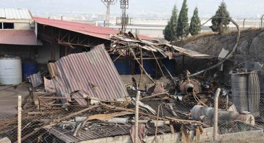 Fabrikadaki patlamanın boyutu gün ağarınca ortaya çıktı