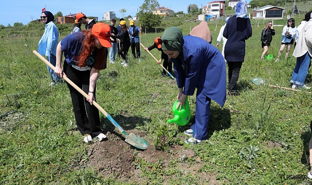FARKINDALIK İÇİN AĞAÇ DİKTİLER!