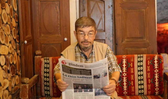 Gaziantep'in 'Terso Kemal'i gazeteleri ters okuyor