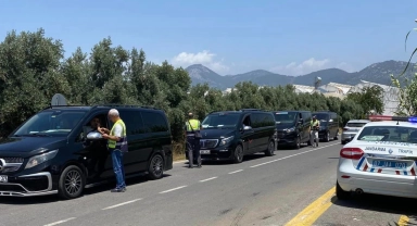 Gazipaşa'da korsan taşımacılık denetlendi