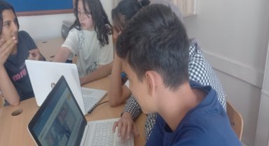 Giresun'da öğrenciler eTwinning projesi sanatla buluşturuldu