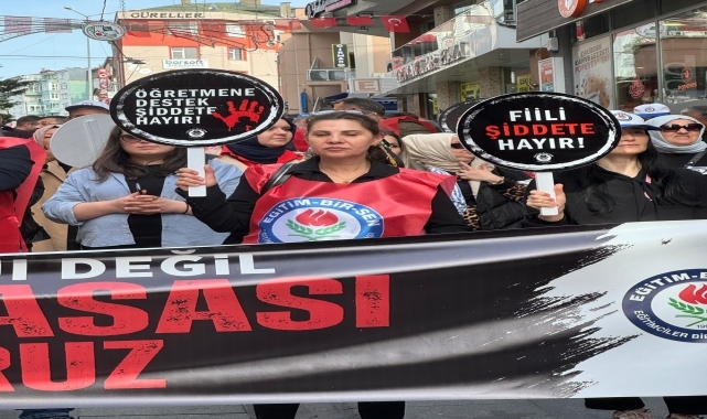 Giresun Eğitim-Bir-Sen, okul müdürü Oktugan'ın öldürülmesini protesto etti