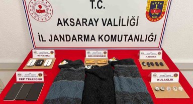 Görüntülü ve sesli elektronik düzenekli kıyafetle ehliyet sınavına jandarma darbesi