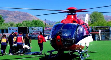 Gümüşhane'de palete kolunu kaptıran işçinin kolu koptu