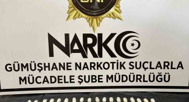 Gümüşhane'den uyuşturucu karnında bile olsa geçit yok