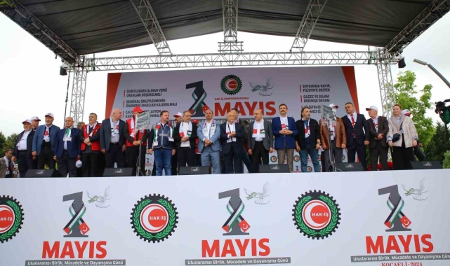 Hak-İş Genel Başkanı Arslan: "1 Mayıs, işçi iradesinin ve insan olma onurunun yükseldiği gündür"
