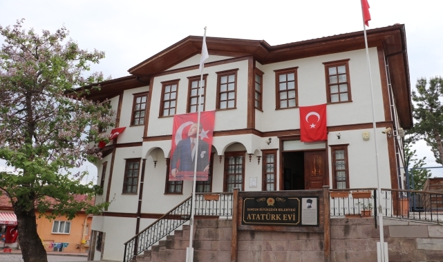 Havza Atatürk Evi'nde ziyaretçi yoğunluğu