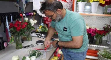 Havza'da çiçekçilerde Anneler Günü yoğunluğu