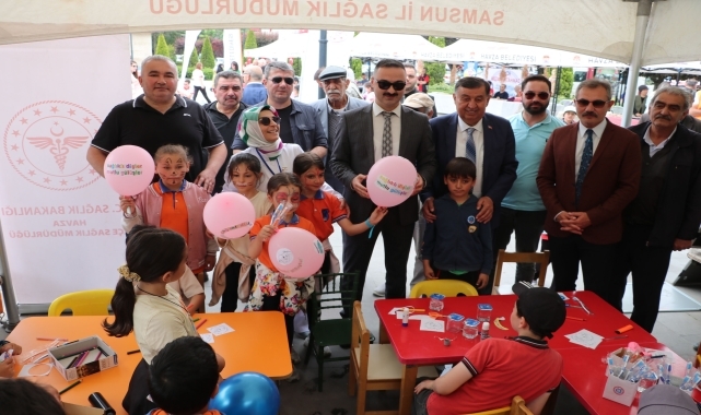 Havza'da organ bağışı ile ağız ve diş sağlığına dikkati çekmek için etkinlik yapıldı
