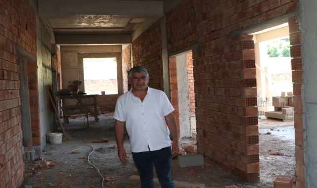 Havza'da TOBB 25 Mayıs Anaokulunun inşası devam ediyor