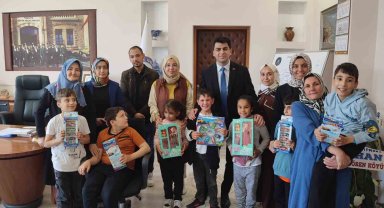 Hisarcık Kaymakamı Samet Bahar, özel öğrencilerle bir araya geldi