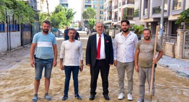 İncirliova'da yollar yenilenmeye devam ediyor