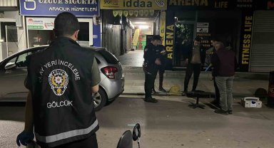 İş yerinde bacağından silahla vuruldu