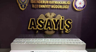 İskenderun'da hırsızlık yapan şahıs, çaldıklarıyla birlikte yakalandı