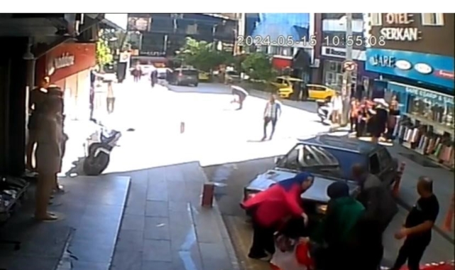 Isparta'da otomobil önce bisikletliye ardından yayaya çarptı