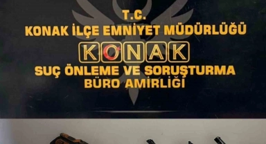 İzmir'de kaçak silah atölyesi baskınında 3 gözaltı