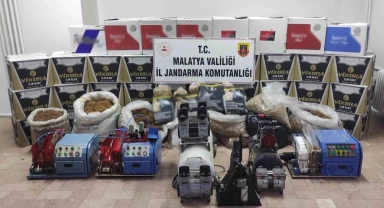Jandarmadan kaçak sigara operasyonu