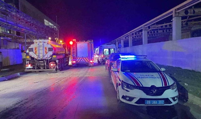 Kağıt fabrikasındaki yangın büyümeden söndürüldü