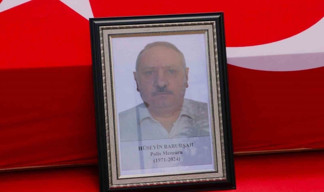 Kalp krizi sonucu hayatını kaybeden polis memuru memleketine uğurlandı