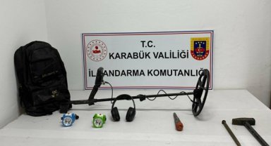 Karabük'te kaçak kazı ve uyuşturucu operasyonlarında 3 şüpheli yakalandı