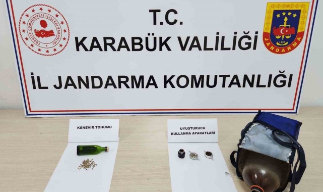 Karabük'te kenevir operasyonu