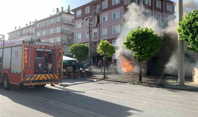 Karaman'da patlayan elektrik trafosu korkuttu