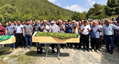 Kardeşi tarafından öldürülen kadın ve kocası toprağa verildi