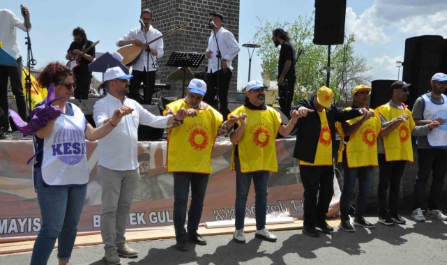 Kars'ta 1 Mayıs İşçi Bayramı etkinliği