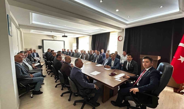 Kaymakam Gündoğdu muhtarlarla bir araya geldi