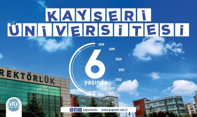 Kayseri Üniversitesi 6 yaşında