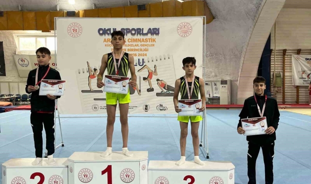 Kayserili cimnastikçilerden 6 altın madalya