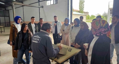 KAYÜ öğrencileri TAREM'de pratik yapıyor