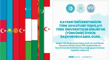 KAYÜ, Türk Devletleri Teşkilatı Türk Üniversiteler Birliği'ne üye oldu