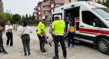 Kaza yapan alkollü motosiklet sürücüsü yaralandı