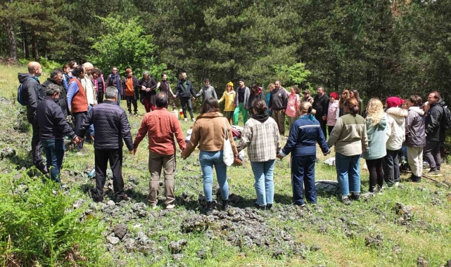 Kazdağları'nda Bitki Hakları Manifestosu okudular