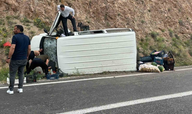 Kemah'ta trafik kazası: 1 yaralı