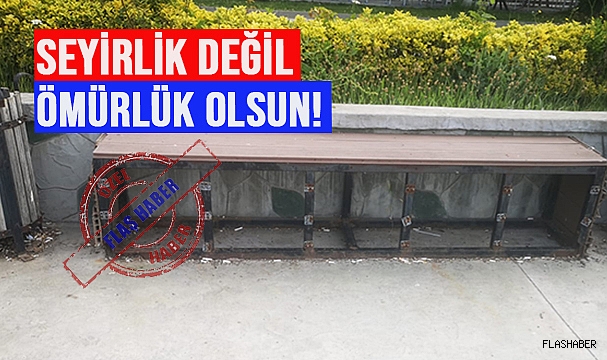 KIRIK BANKLAR BAKIM BEKLİYOR!