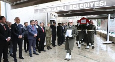 Kırklareli'nde Kıbrıs gazisi son yolculuğuna uğurlandı