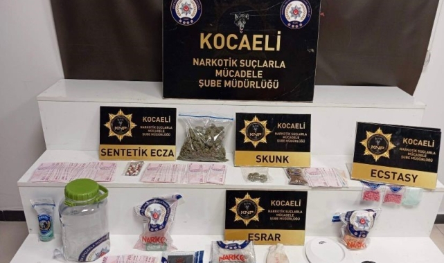 Kocaeli'de uyuşturucu operasyonu: 2 tutuklama