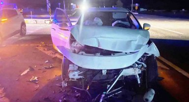 Konya'da 2 otomobil çarpıştı: 4 yaralı