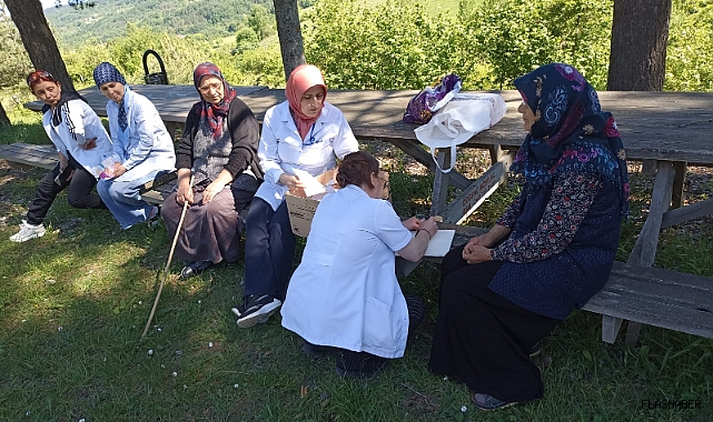 KÖY KÖY GEZEREK KANSER FARKINDALIĞI OLUŞTURDULAR!