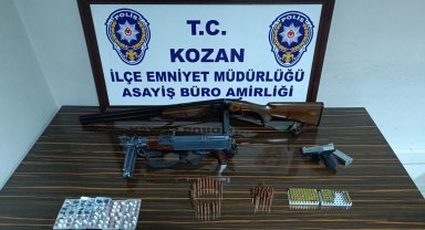 Kozan'da kalaşnikof tüfek ele geçirildi