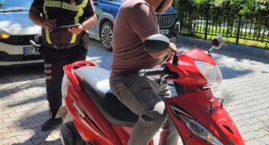 Kurallara uymayan 7 motosiklet sürücüsüne 63 bin 500 TL ceza