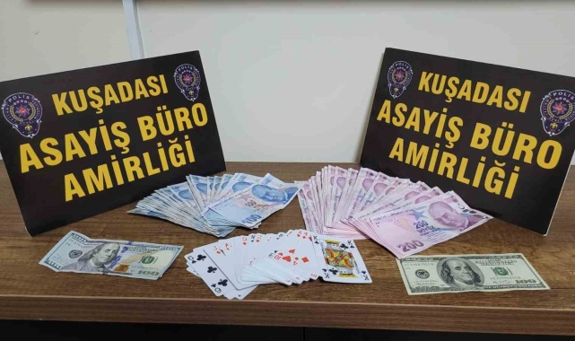 Kuşadası'nda kumar operasyonu
