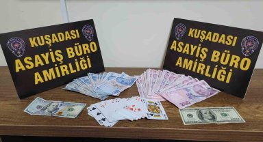 Kuşadası'nda kumar operasyonu